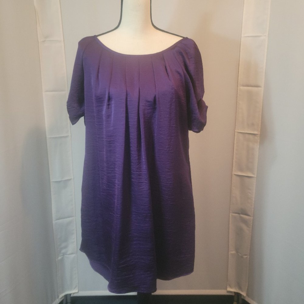 Jessica Simpson's little dark purple dress, a soft and flowy size 8.